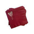 Maroon Bulldog Napkins