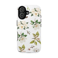 White Magnolia Floral Phone Case | Tough Magnetic Case