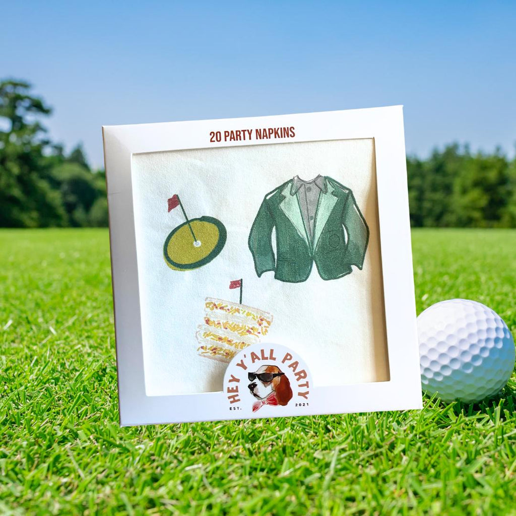 Golf Masters-Inspired Party Napkins