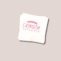 Crimson Tailgate Foil Crimson White Napkins