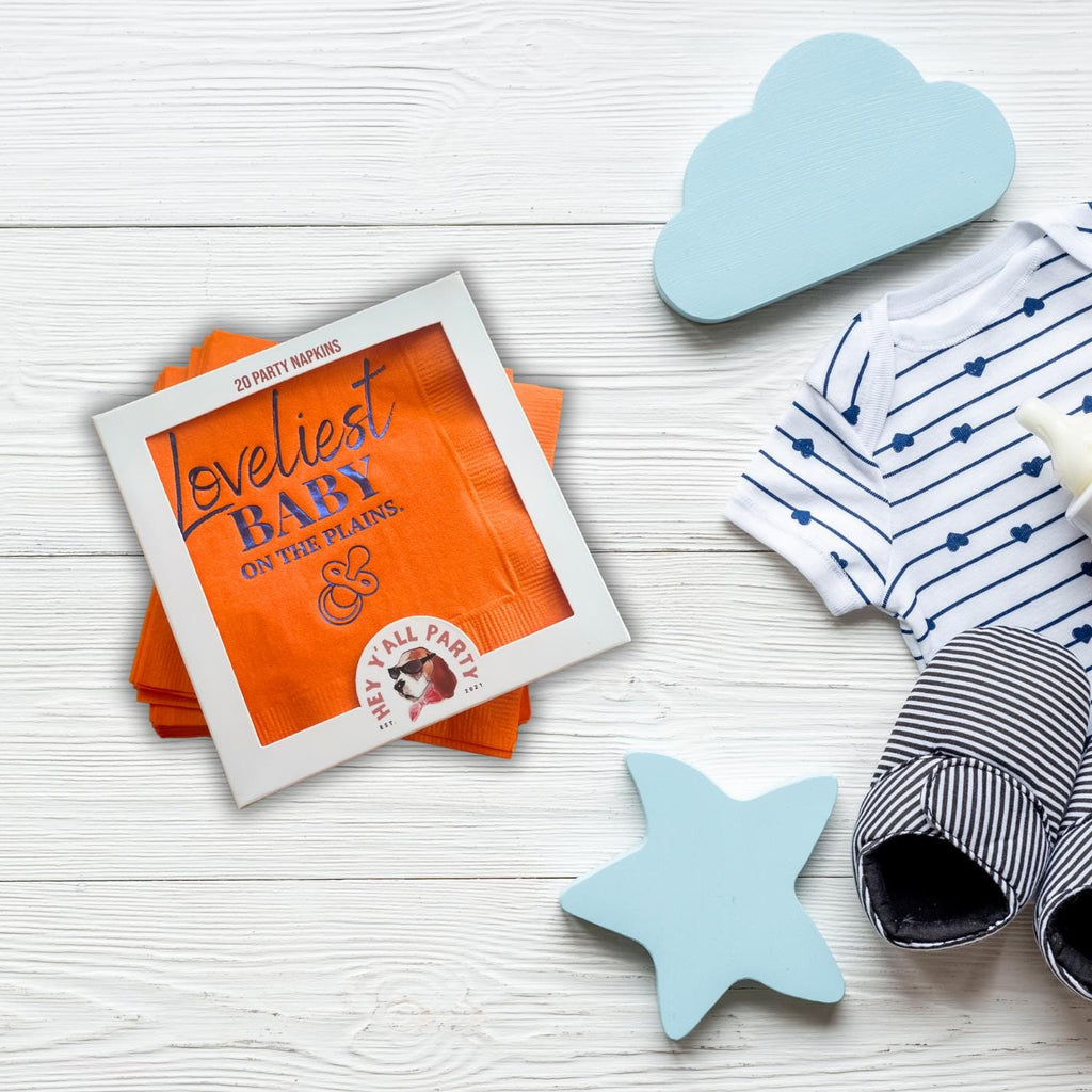 Loveliest Baby on the Plains Napkins