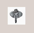 Elephant Houndstooth Hat Napkins