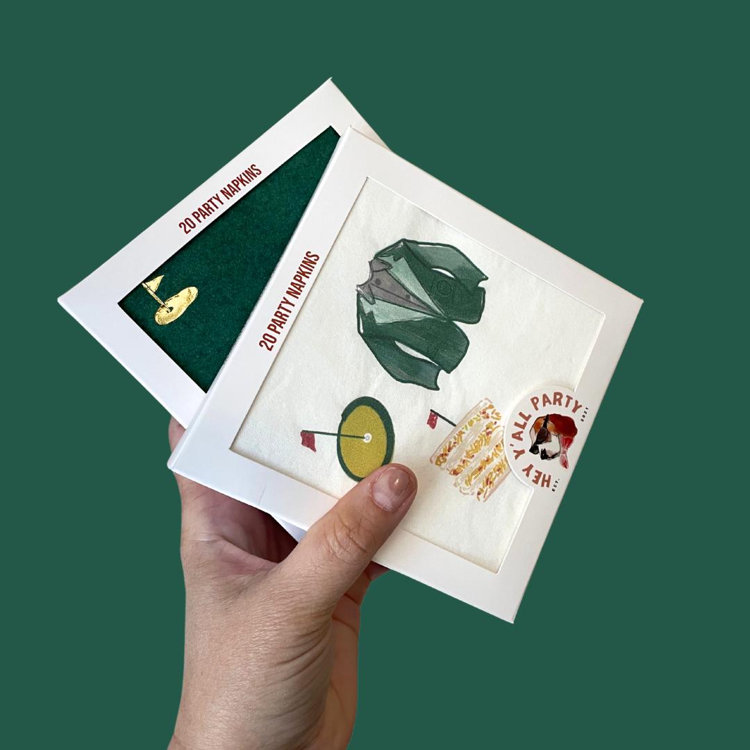 Golf Masters-Inspired Party Napkins